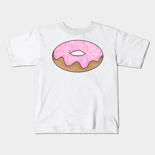 Cute donut Kids T-Shirt by TheHermitCrab